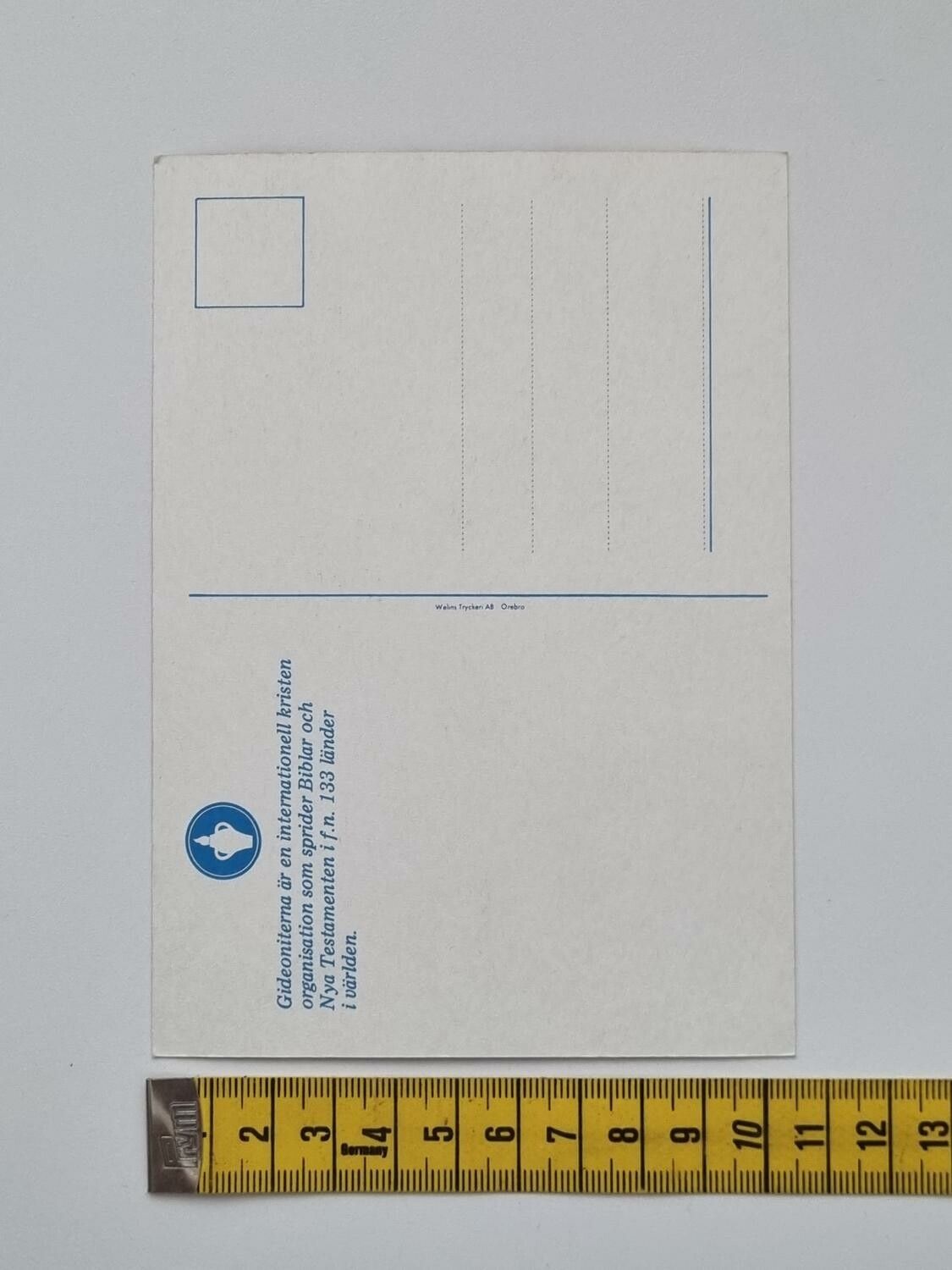 Vykort -  Gideoniterna