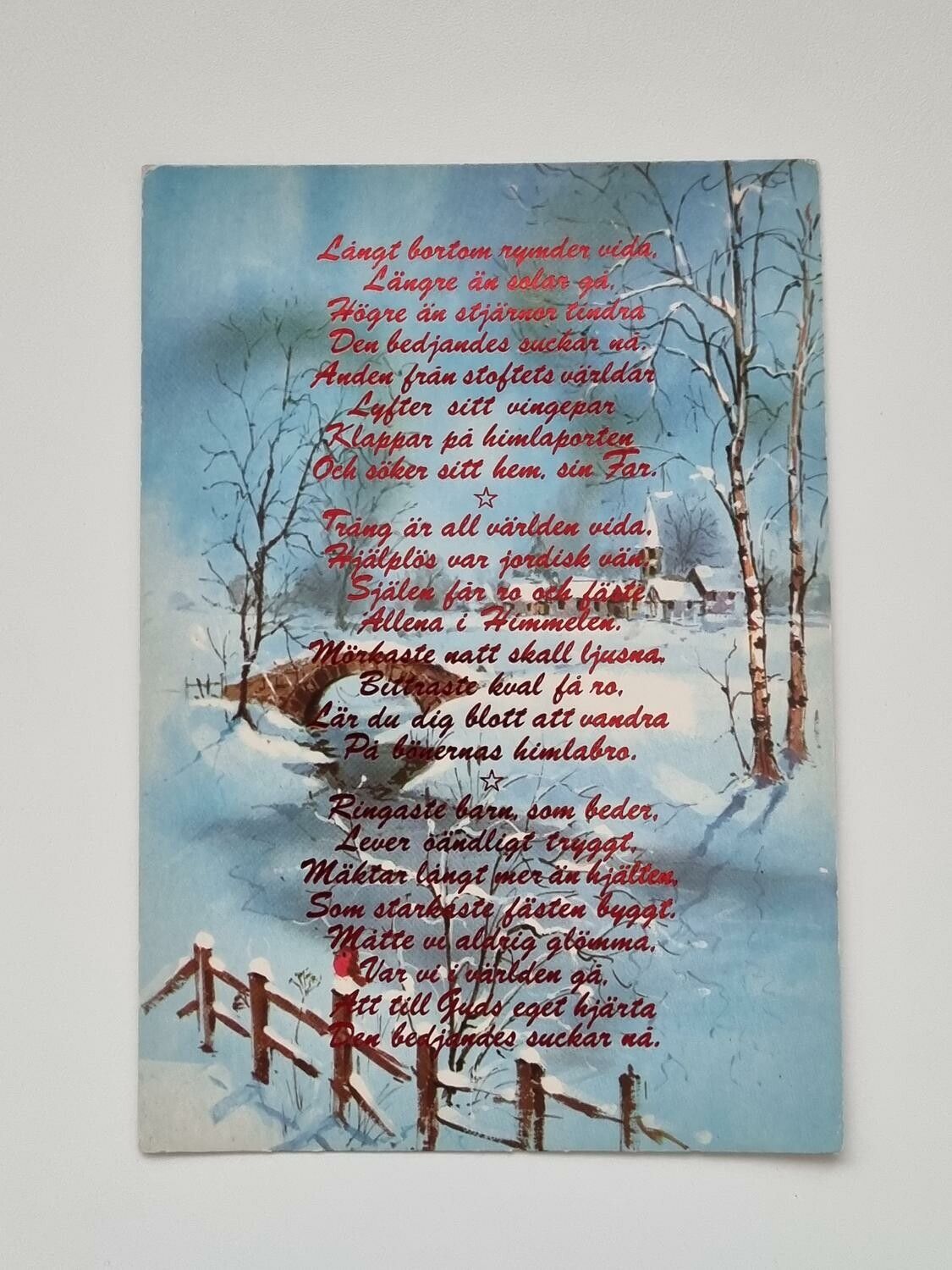 Vykort -  Evangeliitjänst