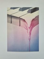 Vykort - Graphic Tune No 3 av Pink Piano