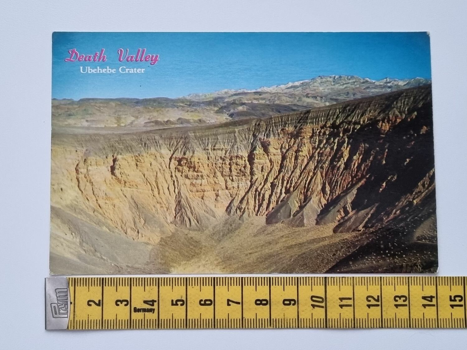 Vykort UBEHEBE CRATER DEATH VALLEY, CALIFORNIA