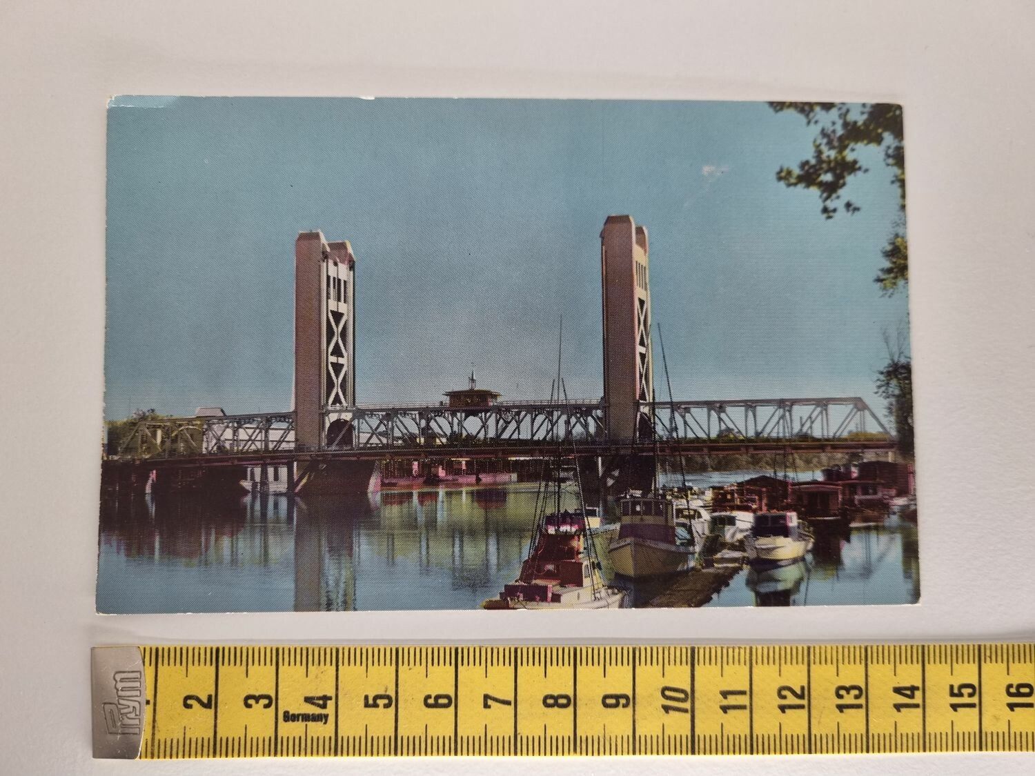 Vykort TOWER BRIDGE, CROSSING THE SACRAMENTO RIVER