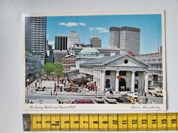 Vykort The Quincy Market, Boston Massachusetts. Stämplat 1982