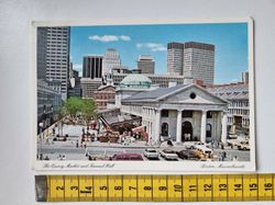 Vykort The Quincy Market and Faneuil Hall