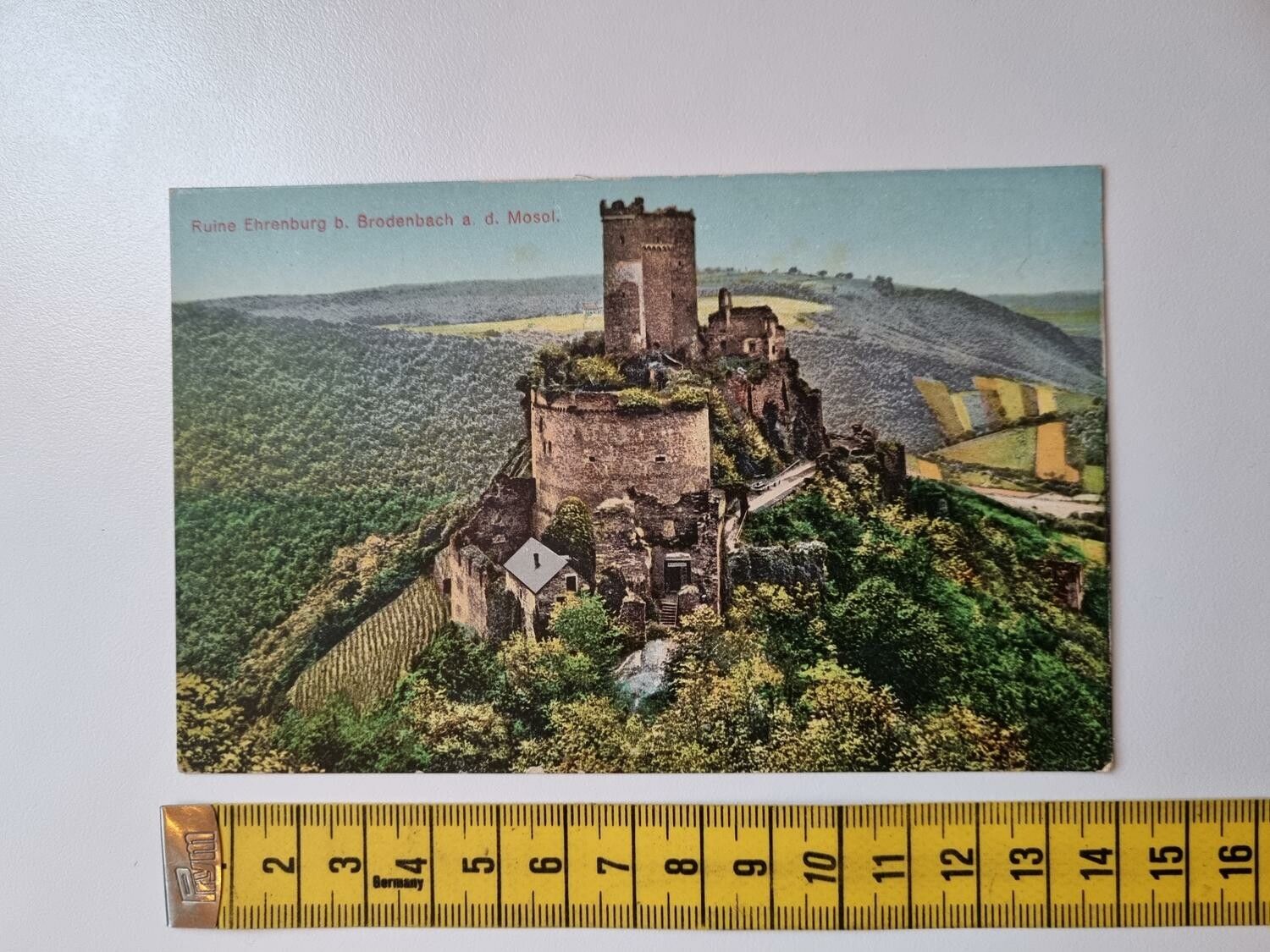 Vykort Ruine Ehrenburg b. Brodenbach a. d. Mosei
