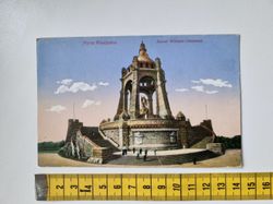 Vykort Porta Westfalica. Kaiser Wilhelm-Denkmal