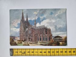 Vykort Köln a. Rh, Der Dom (Westseite).