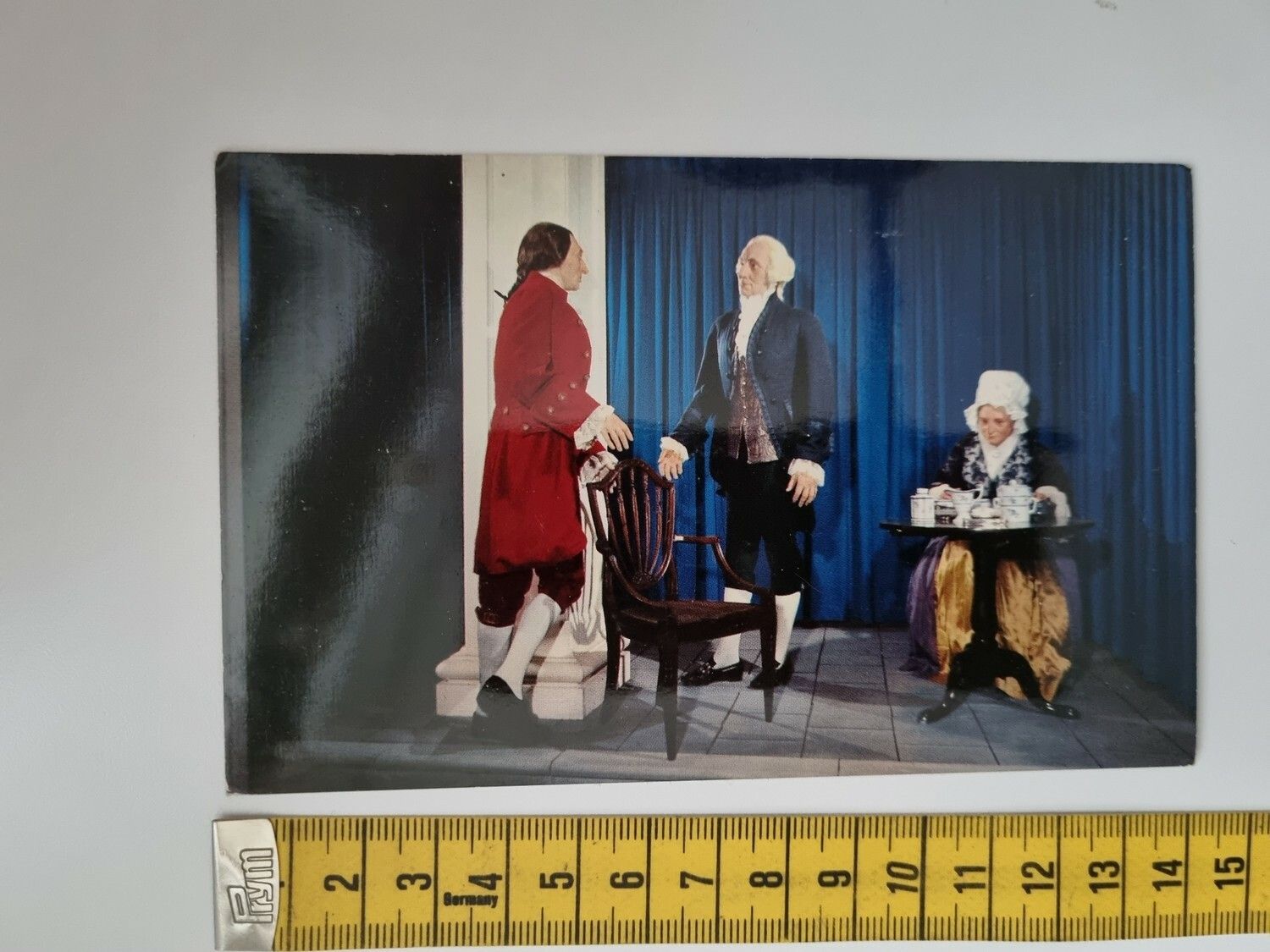 Vykort LAFAYETTE VISITS THE WASHINGTONS - 1784