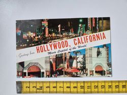 Vykort Hollywood, California
