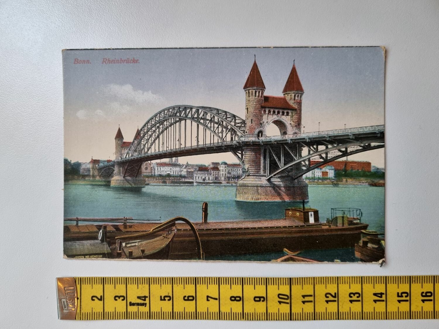 Vykort Bonn Rheinbrücke