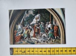 Vykort Aachen Zerstörung der Irmensäule