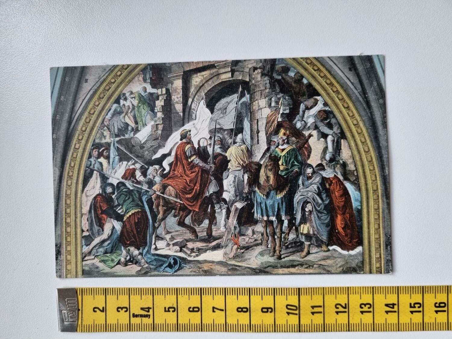 Vykort Aachen Einzug Karls d...