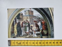 Vykort Aachen Die Erbauung...