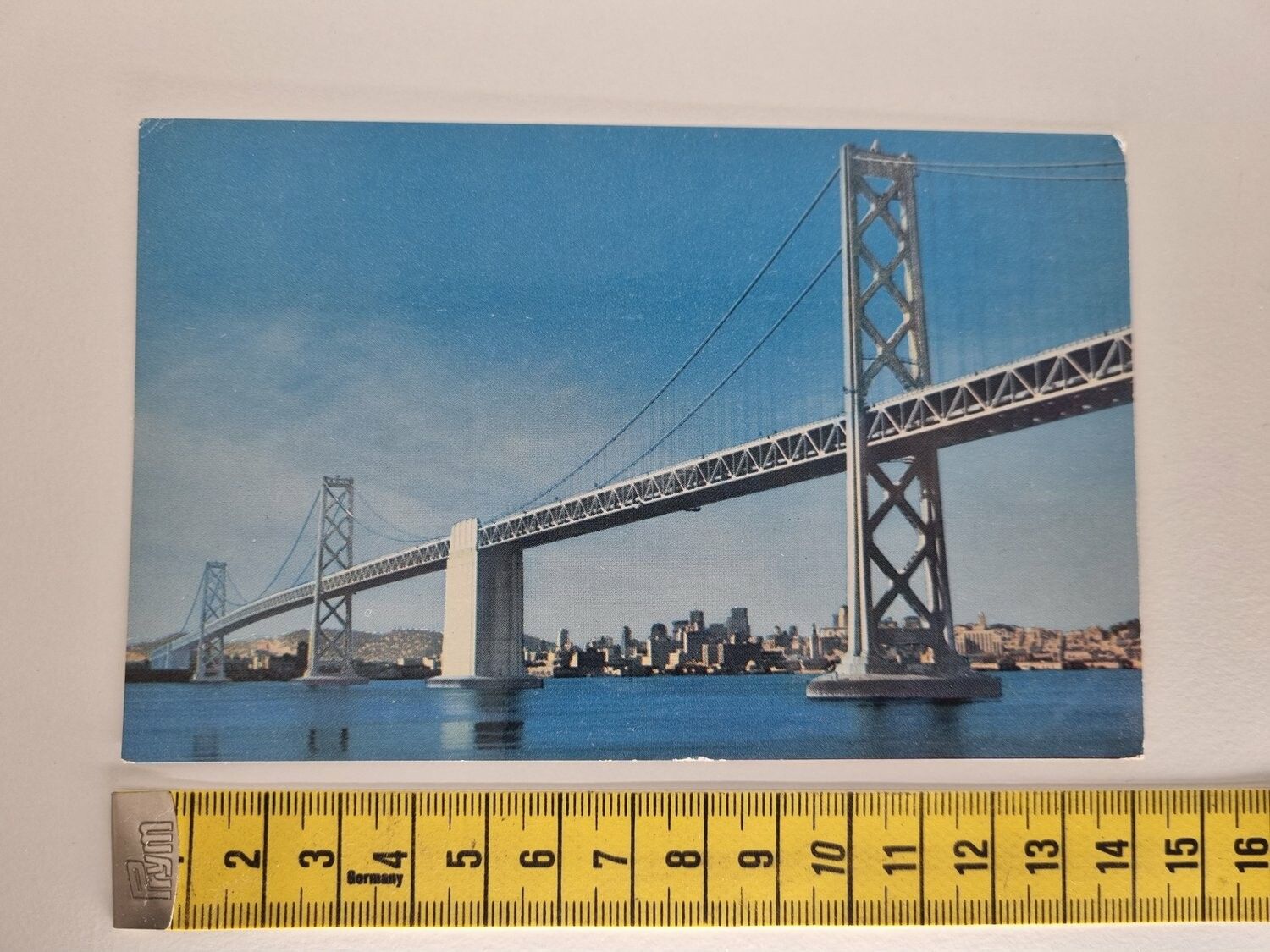 Vykort SAN FRANCISCO-OAKLAND BAY BRIDGE, CALIF