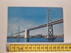 Vykort SAN FRANCISCO-OAKLAND BAY BRIDGE, CALIF