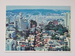 Vykort - Lombard Street, San Francisco, California