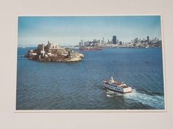 Vykort - Alcatraz Island on San Francisco Bay