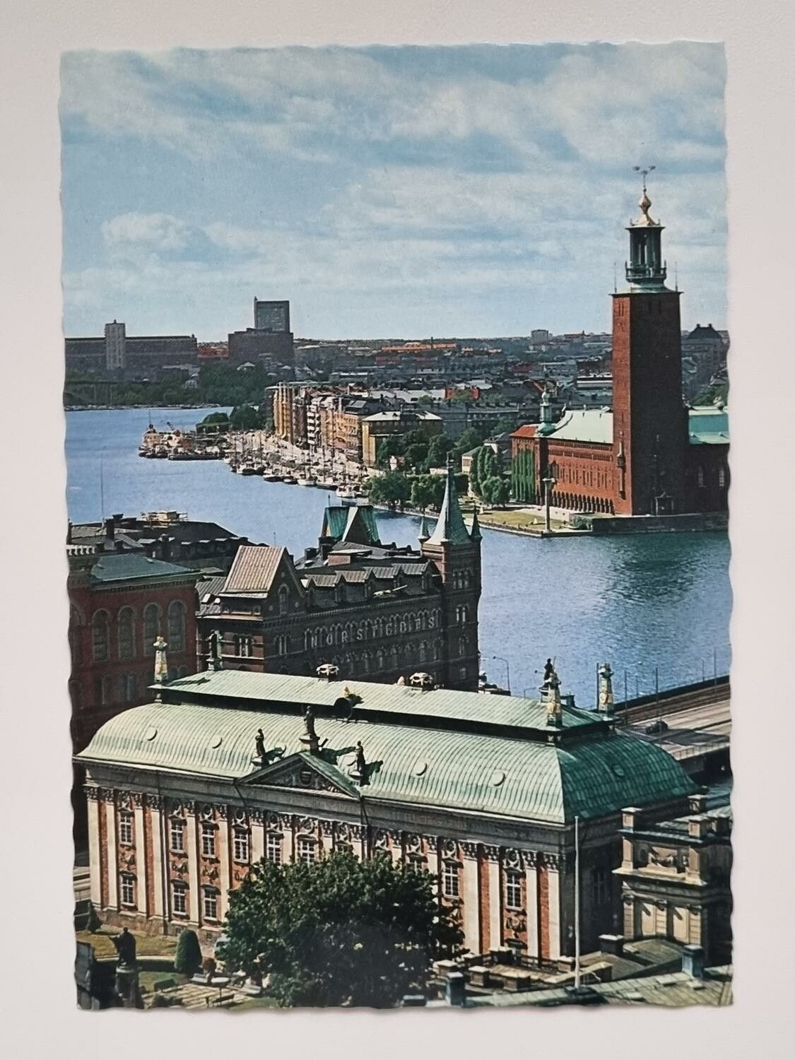 Vykort - Stockholm, Utsikt från Storkyrkan