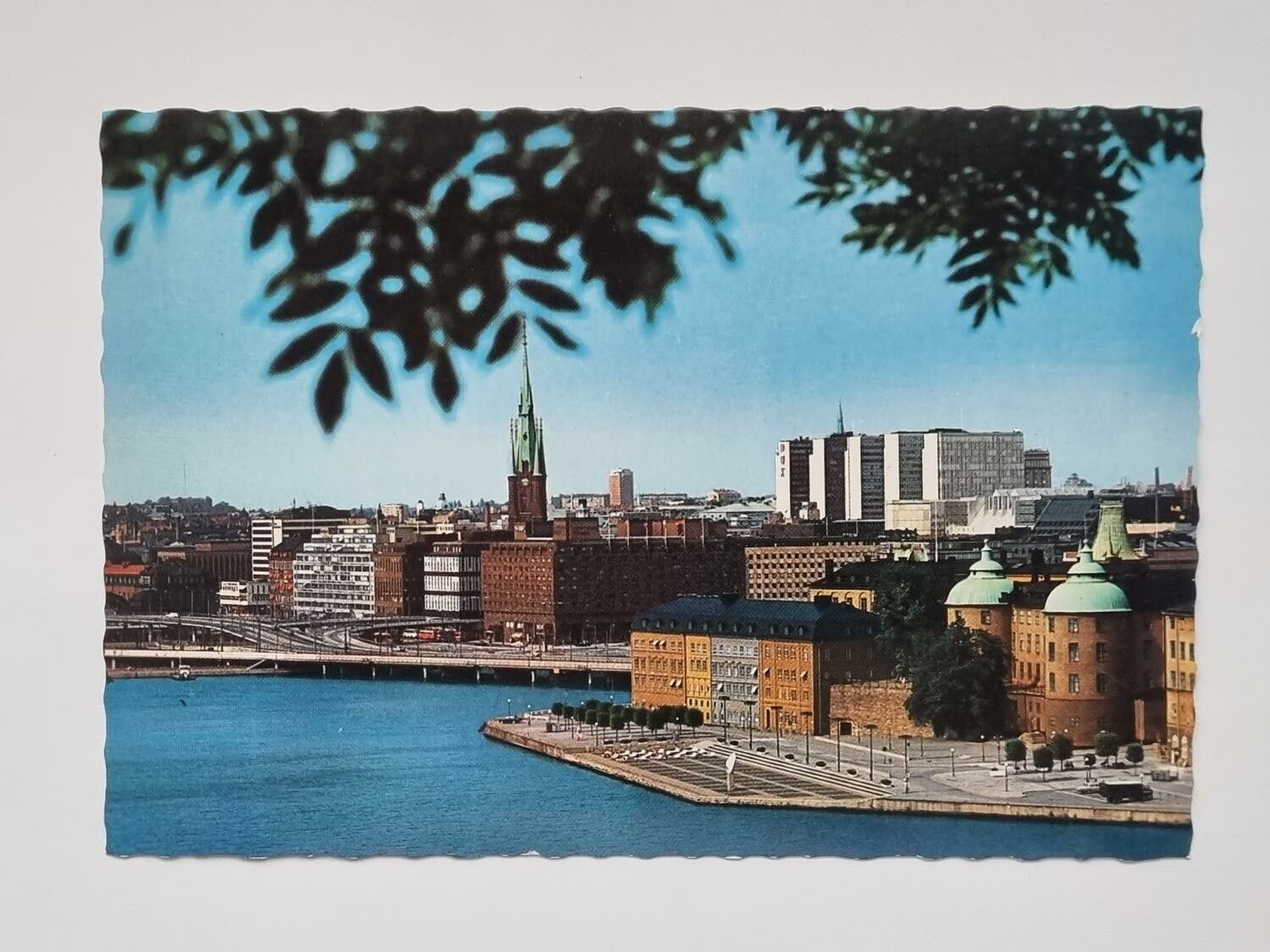 Vykort - Stockholm, Gamla Sta'n från Söder