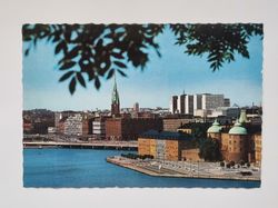 Vykort - Stockholm, Gamla Sta'n från Söder