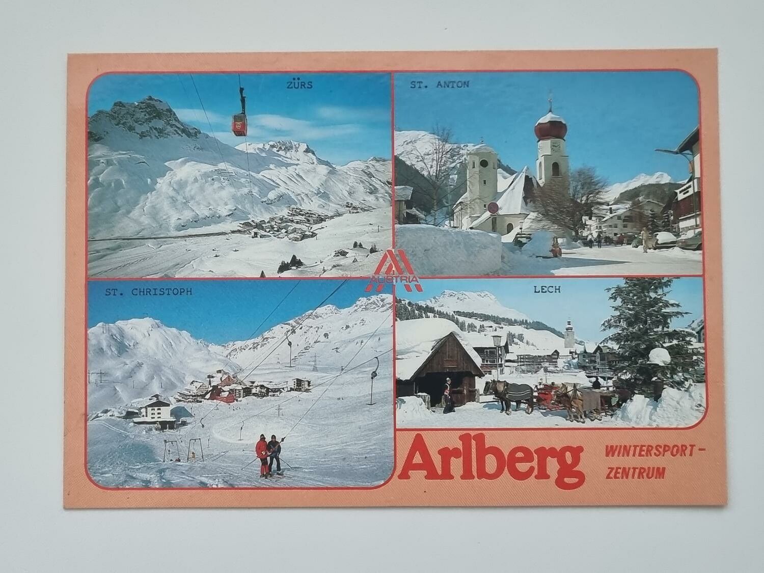 Vykort - Österriech - das Land in dem der Winter Stattfindet