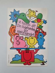 Vykort - Vi hoppas att Din födelsedag blir upplyftande! - Roger Hargreaves