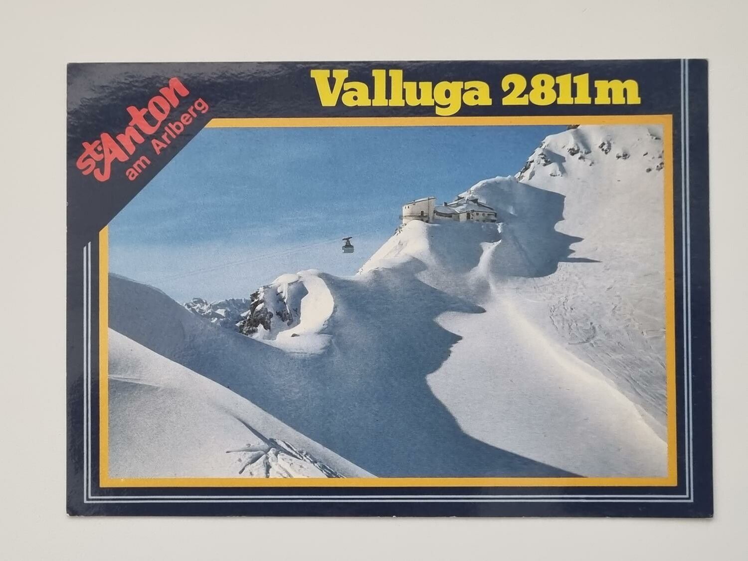Vykort - Vallugabahn Gratstation 2811 m