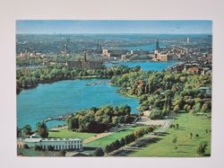 Vykort - Stockholm, Utsikt från Kaknästornet