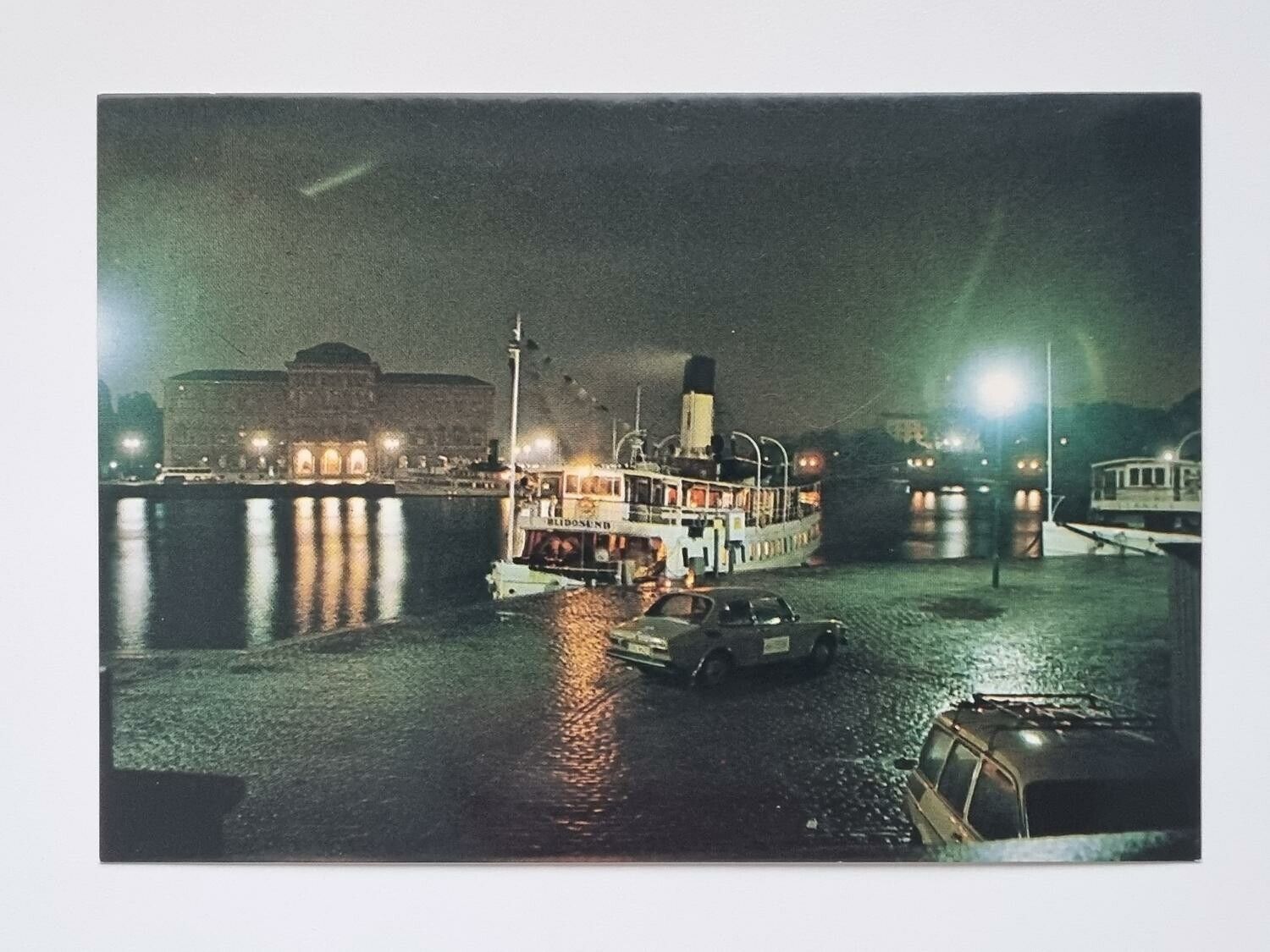 Vykort - Stockholm, Skeppsbron