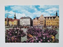 Vykort - Stockholm, Slussen och Gamla Sta'n