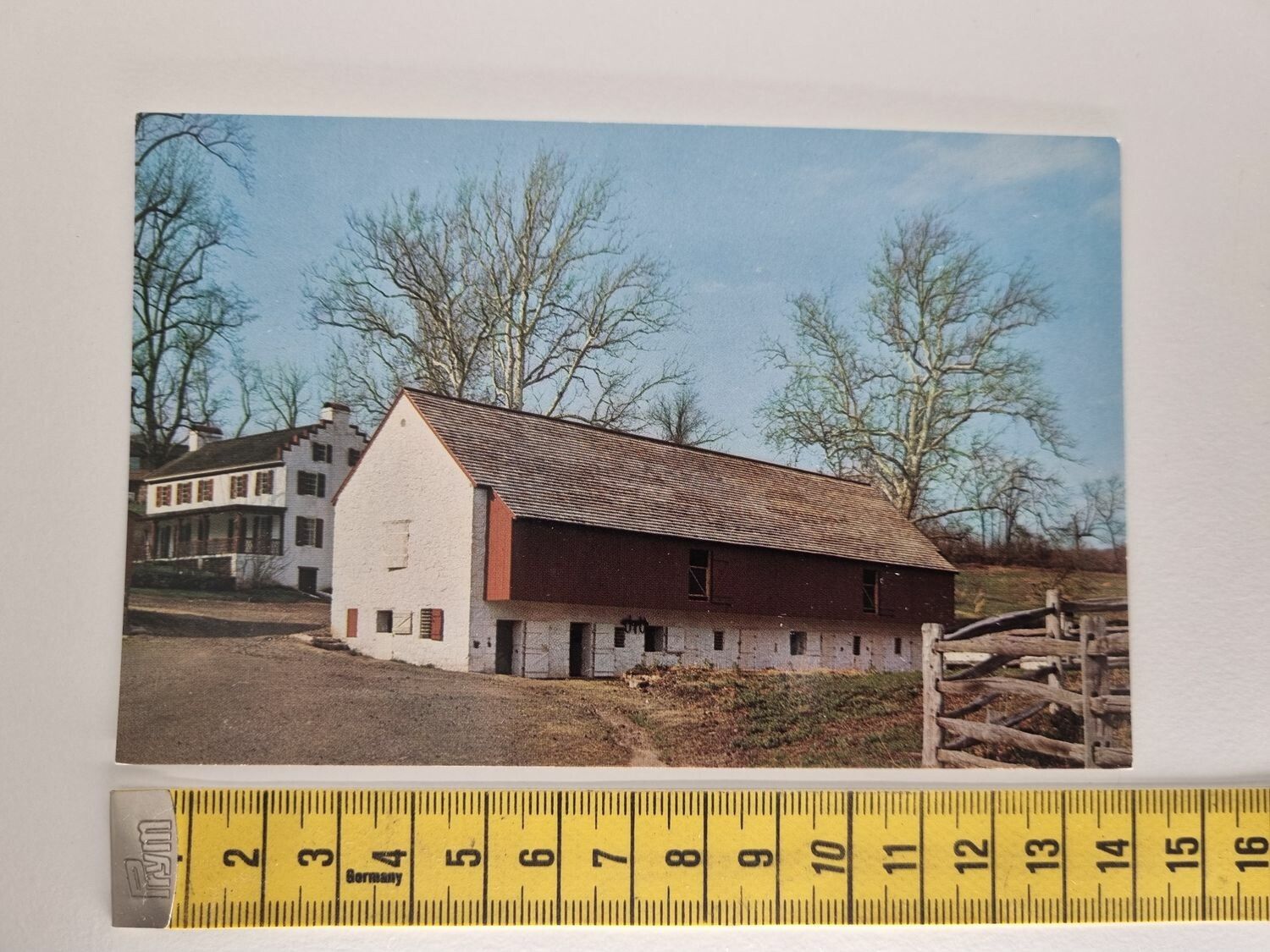 Vykort RESTORED BARN at Hopewell Village National Historic Site