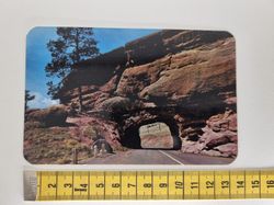 Vykort Tunnel, Park of the Red Rocks in Denver Mountain Parks, Colorado.