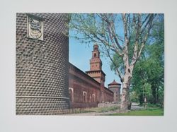 Vykort - Milano, Sforzesco Castle