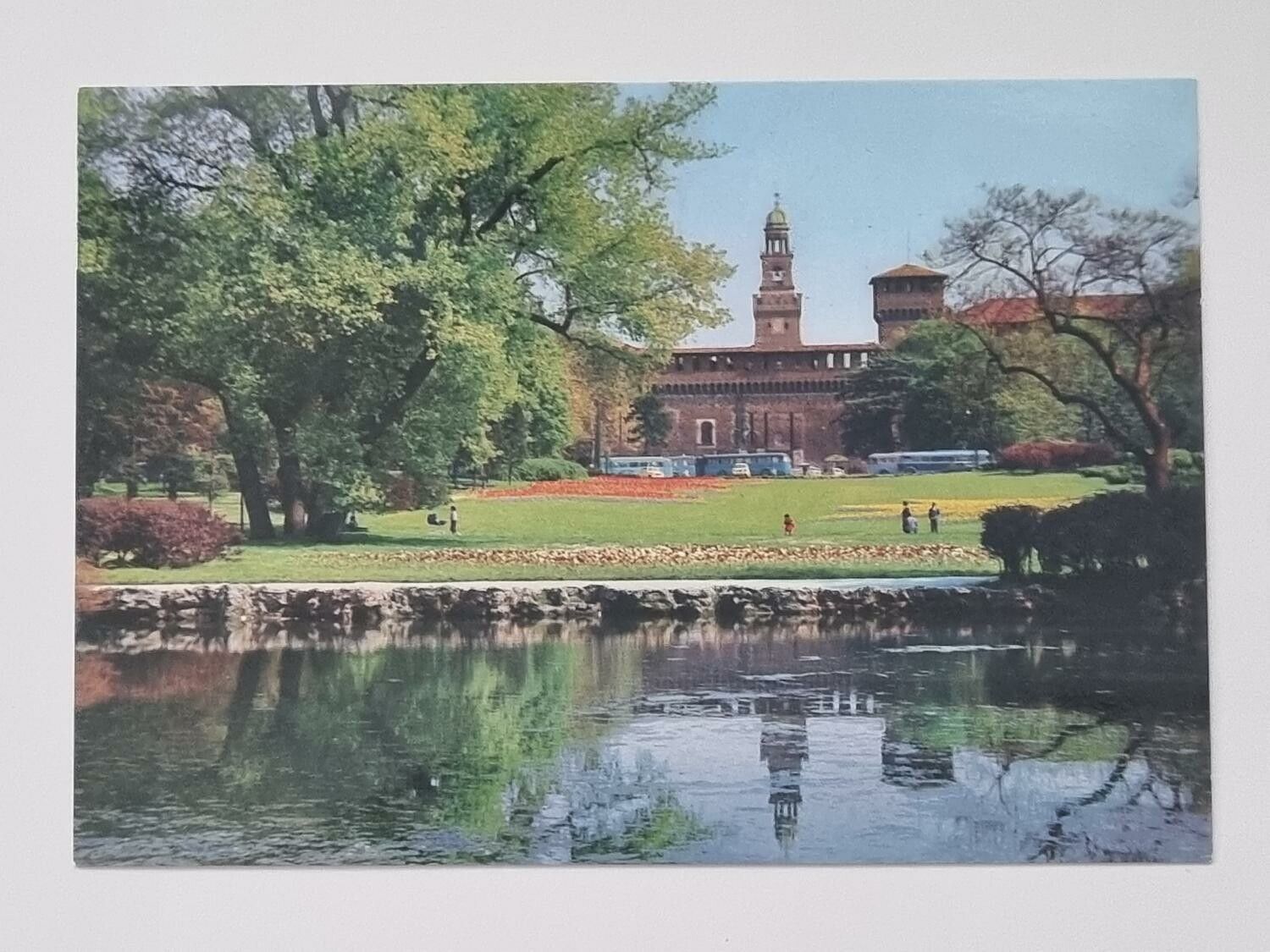 Vykort - Milano, Sforzesco Castle