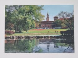 Vykort - Milano, Sforzesco Castle