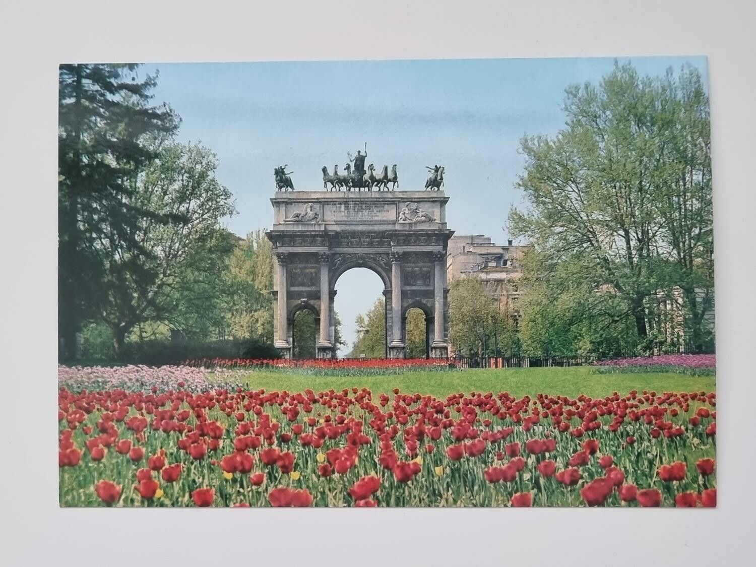 Vykort - Milano, Arch of Peace