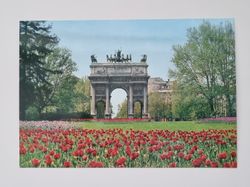 Vykort - Milano, Arch of Peace