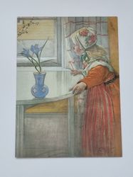 Vykort - "Karin vid fönstret" av Carl Larsson