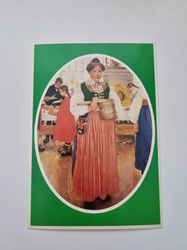Vykort - Julkort, Nu är det jul igen. Sundborn 1908, Carl Larsson