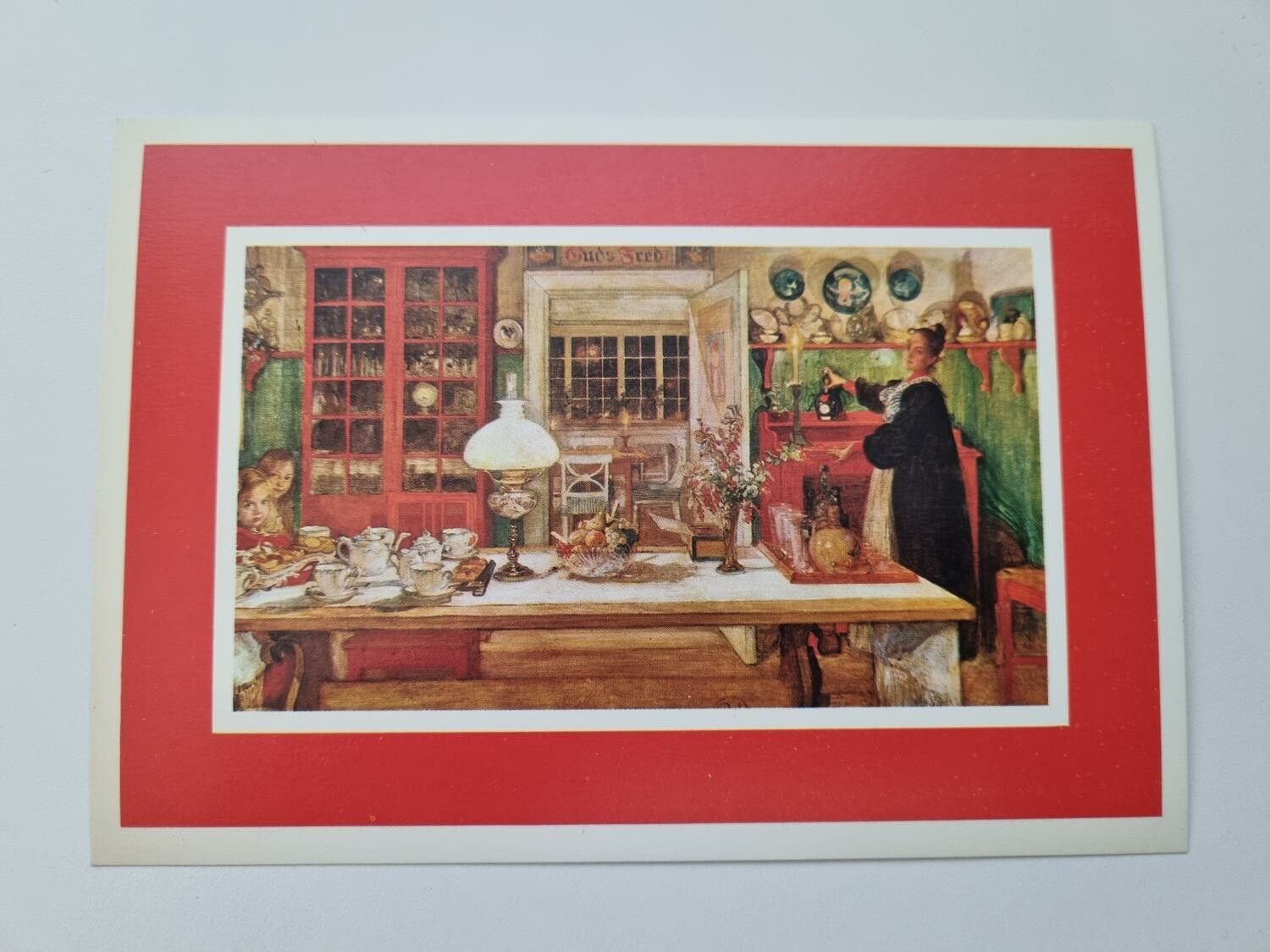 Vykort - Julkort, En liten vira 1901, Carl Larsson