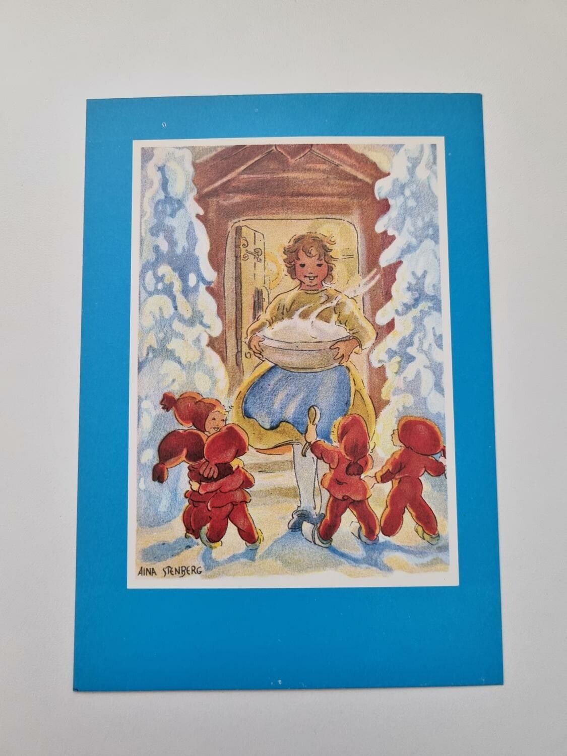 Vykort - Julkort, Aina Stenberg