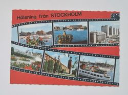 Vykort - Hälsning från Stockholm