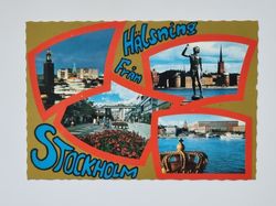 Vykort - Hälsning från Stockholm