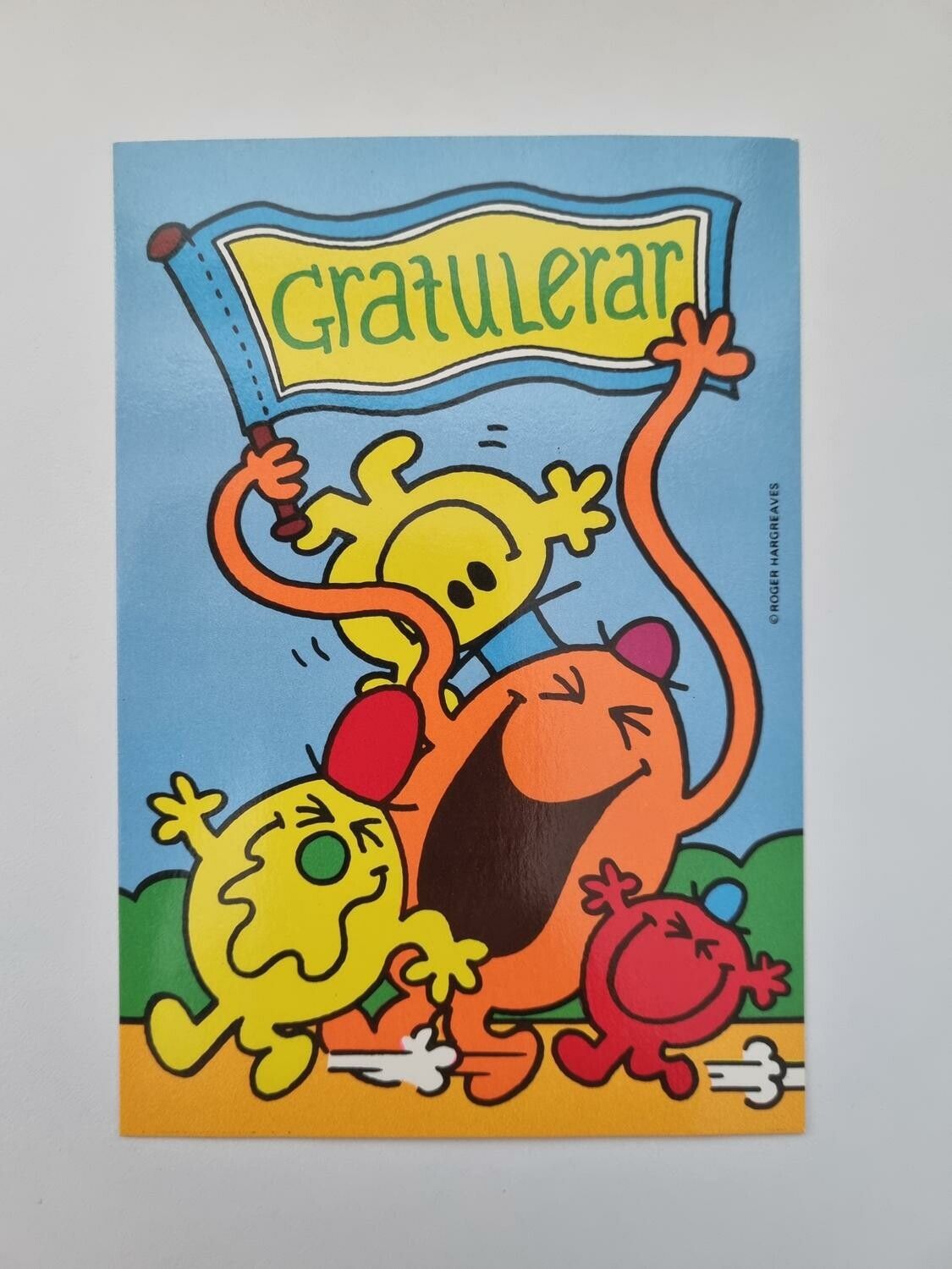 Vykort - Gratulerar, Roger Hargreaves
