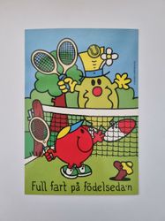 Vykort - Full fart på födelsedan'n - Roger Hargreaves