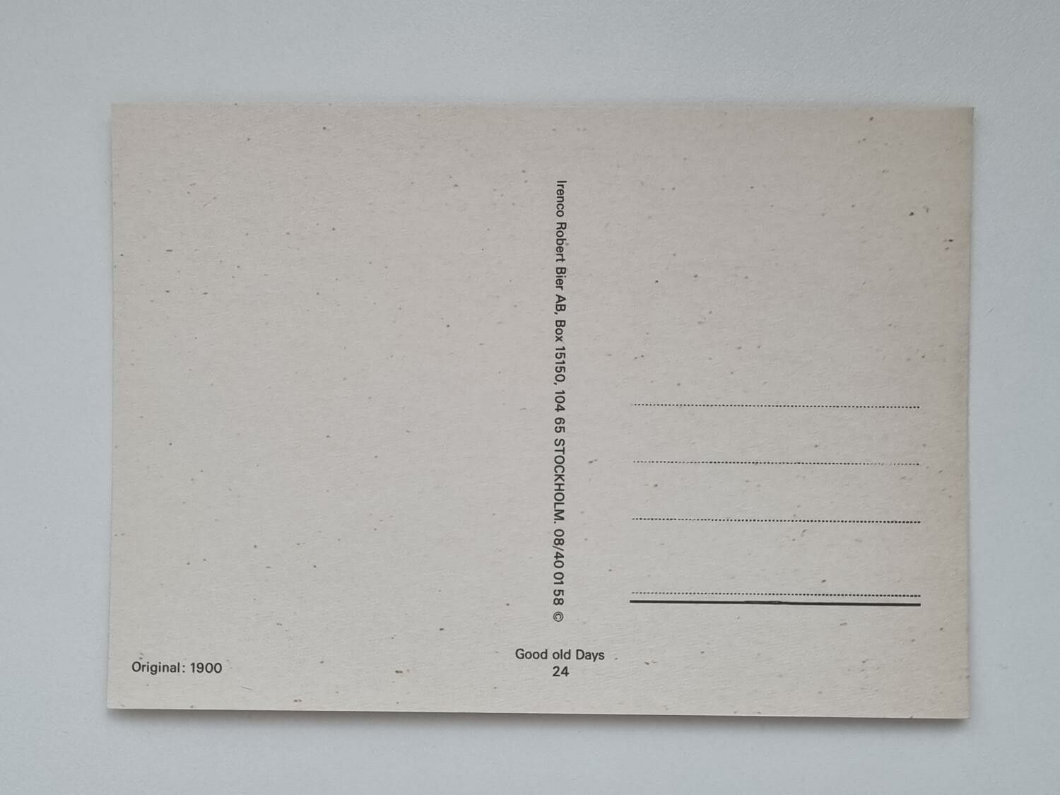 Vykort - Blumensprache Anno 1900