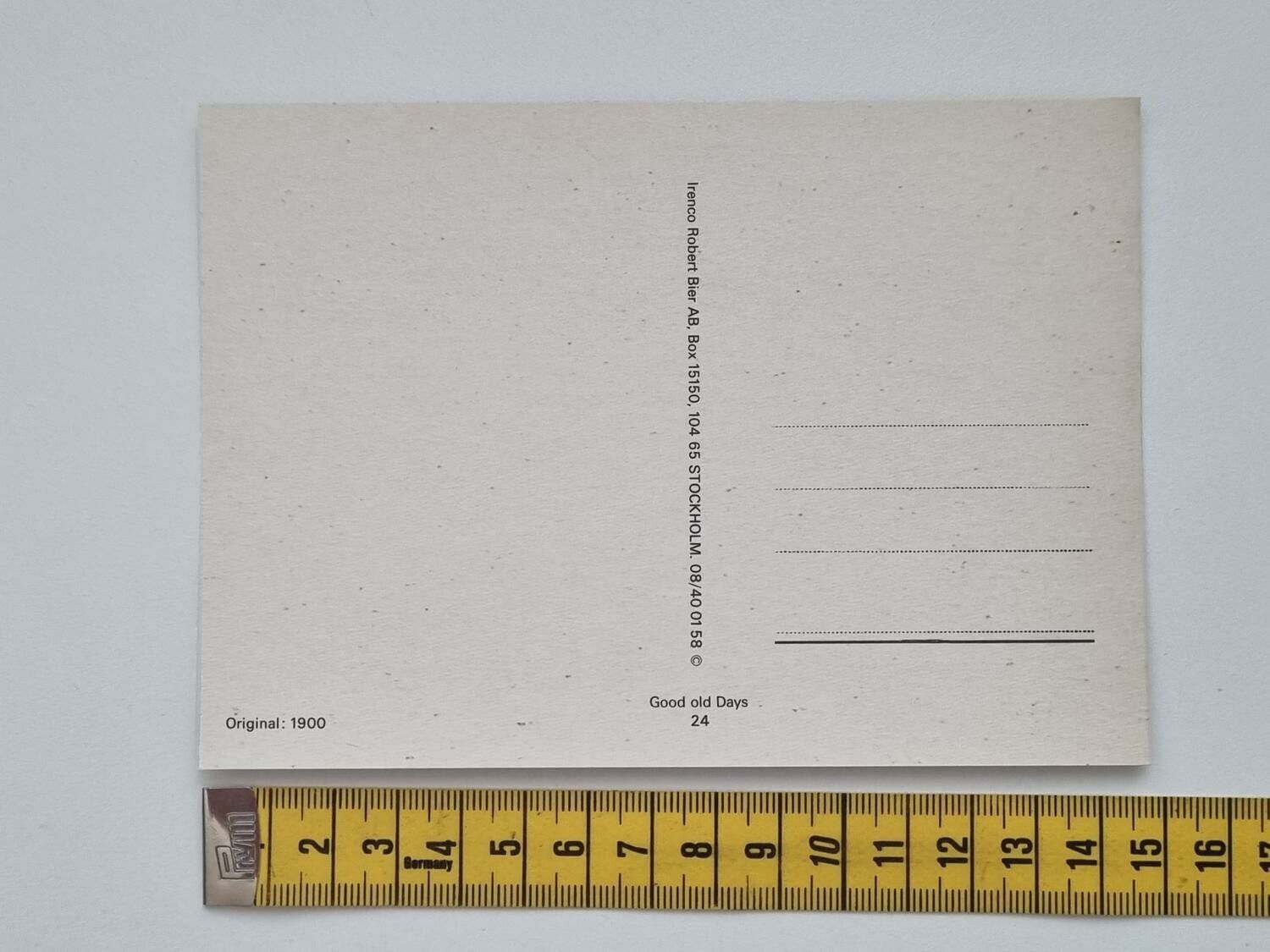 Vykort - Blumensprache Anno 1900