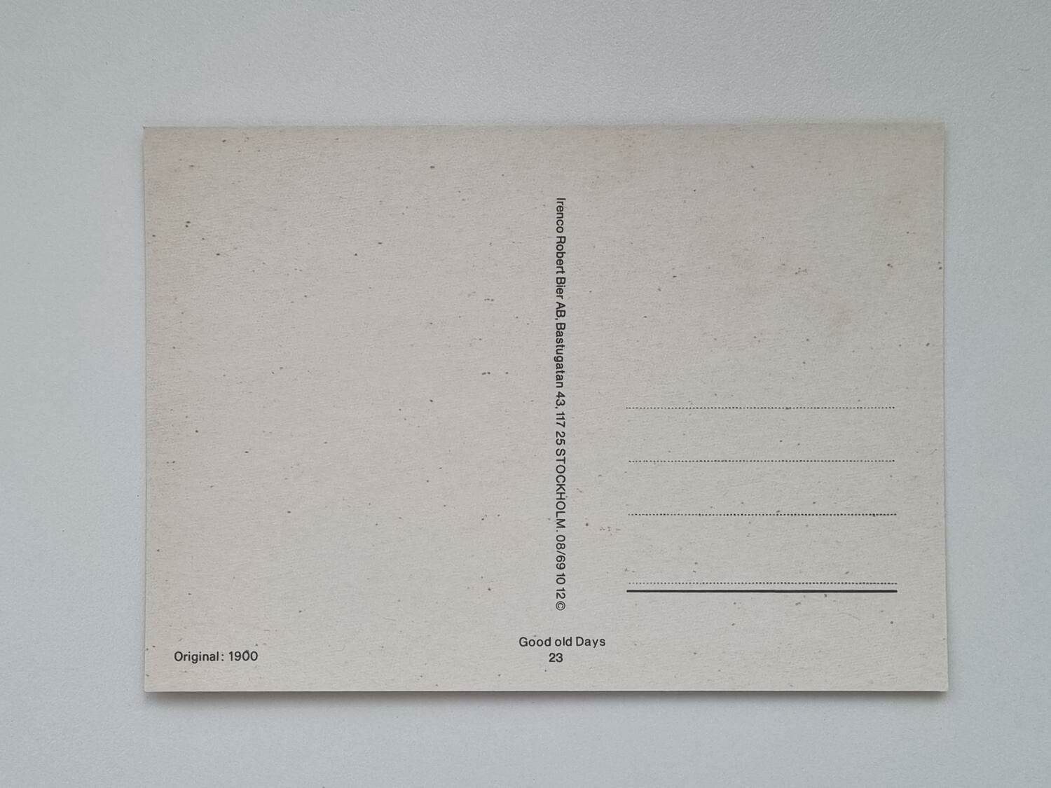 Vykort - Blumensprache Anno 1900