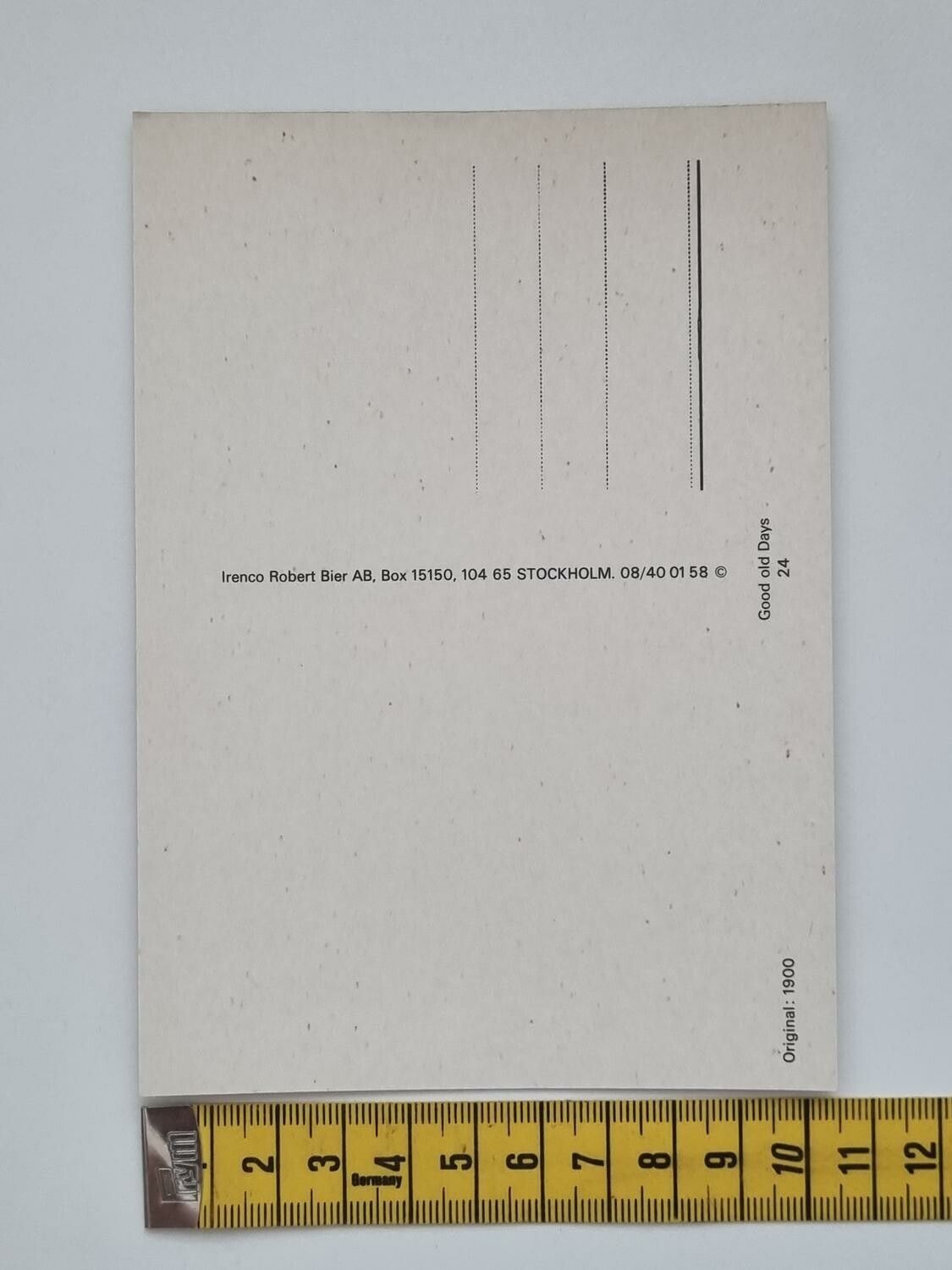 Vykort - Blumensprache Anno 1900