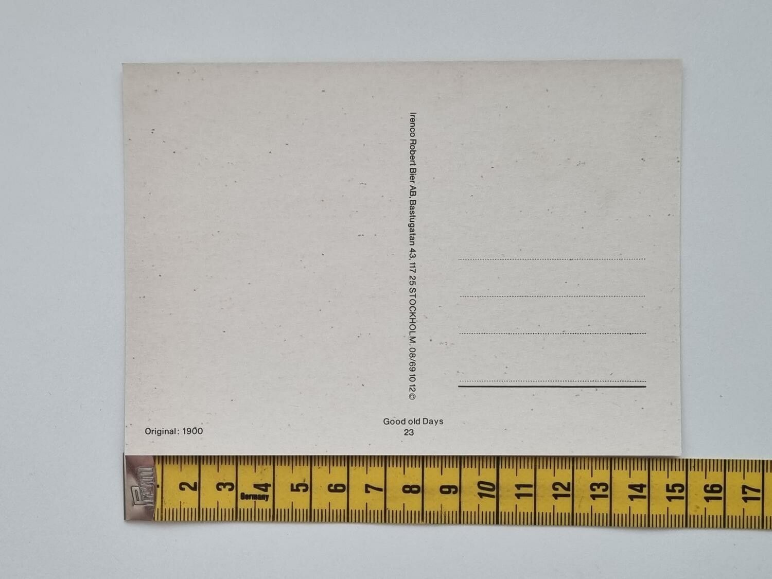 Vykort - Blumensprache Anno 1900