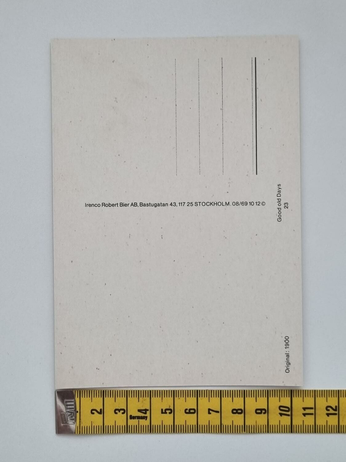 Vykort - Blumensprache Anno 1900